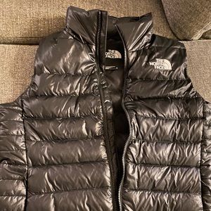 Women’s North Face black puff vest